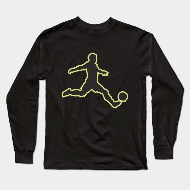 Football Long Sleeve T-Shirt by ilhnklv